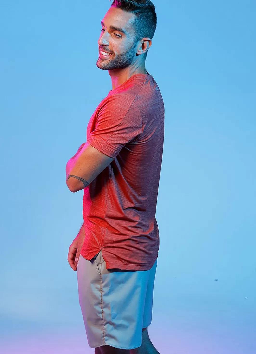 DonaJo short sleeve shirts*A.O.P Shirt () UPF 50+ Orange