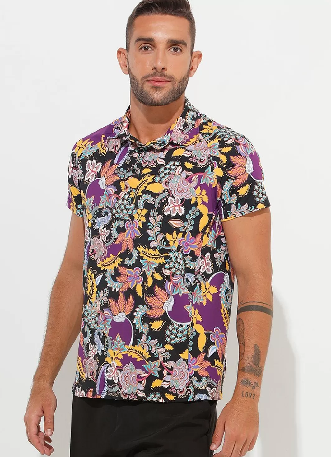 DonaJo short sleeve shirts*Club Polo () Lotus